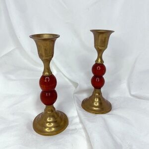 Brass Candlestick Holders